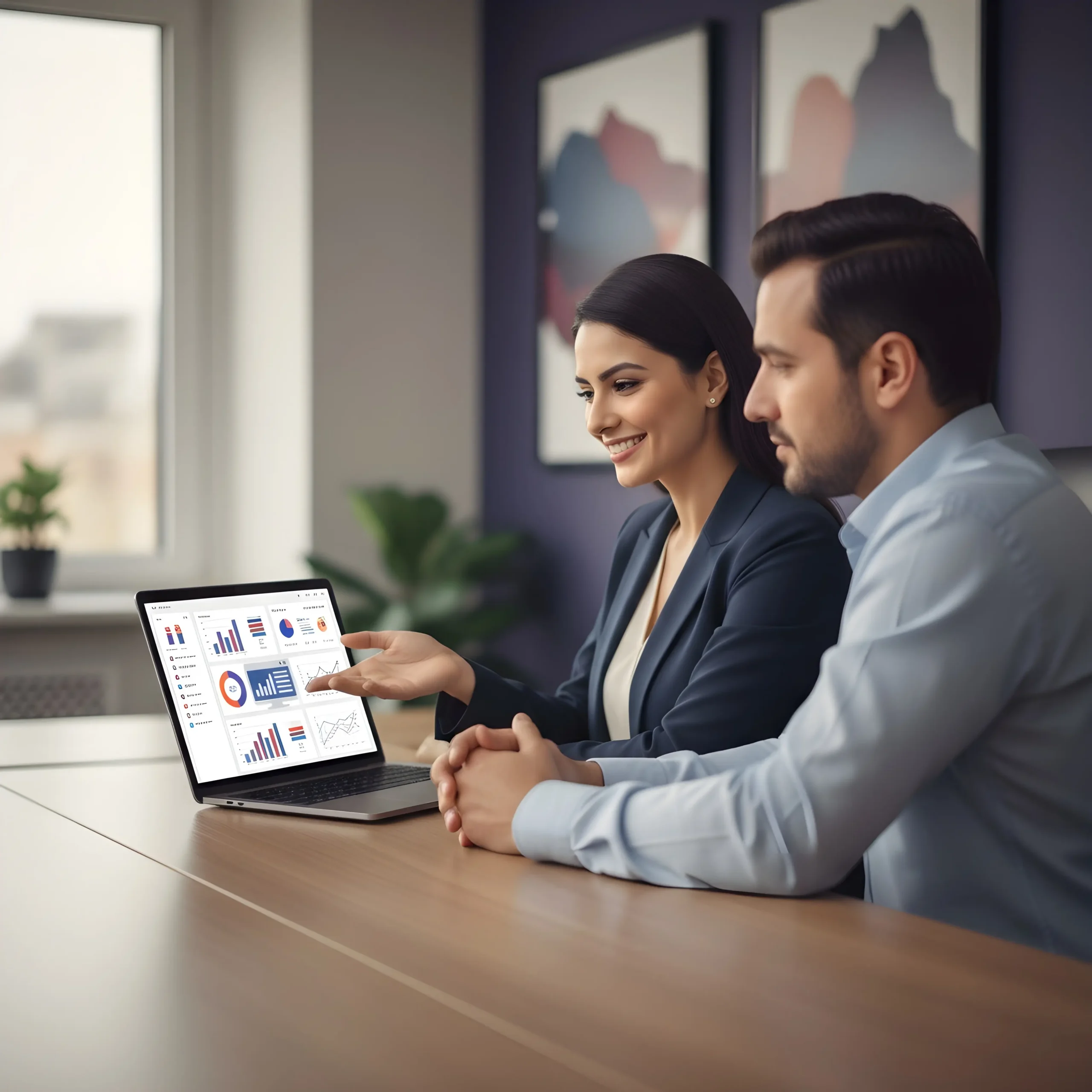 Tehmina providing personalized digital marketing consultation to client