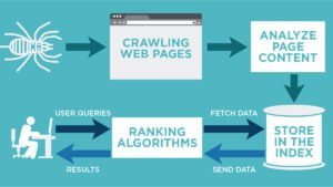 Google crawling, indexing and ranking process